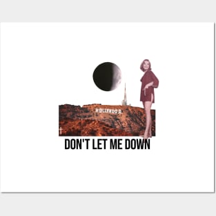 don't let me down Posters and Art